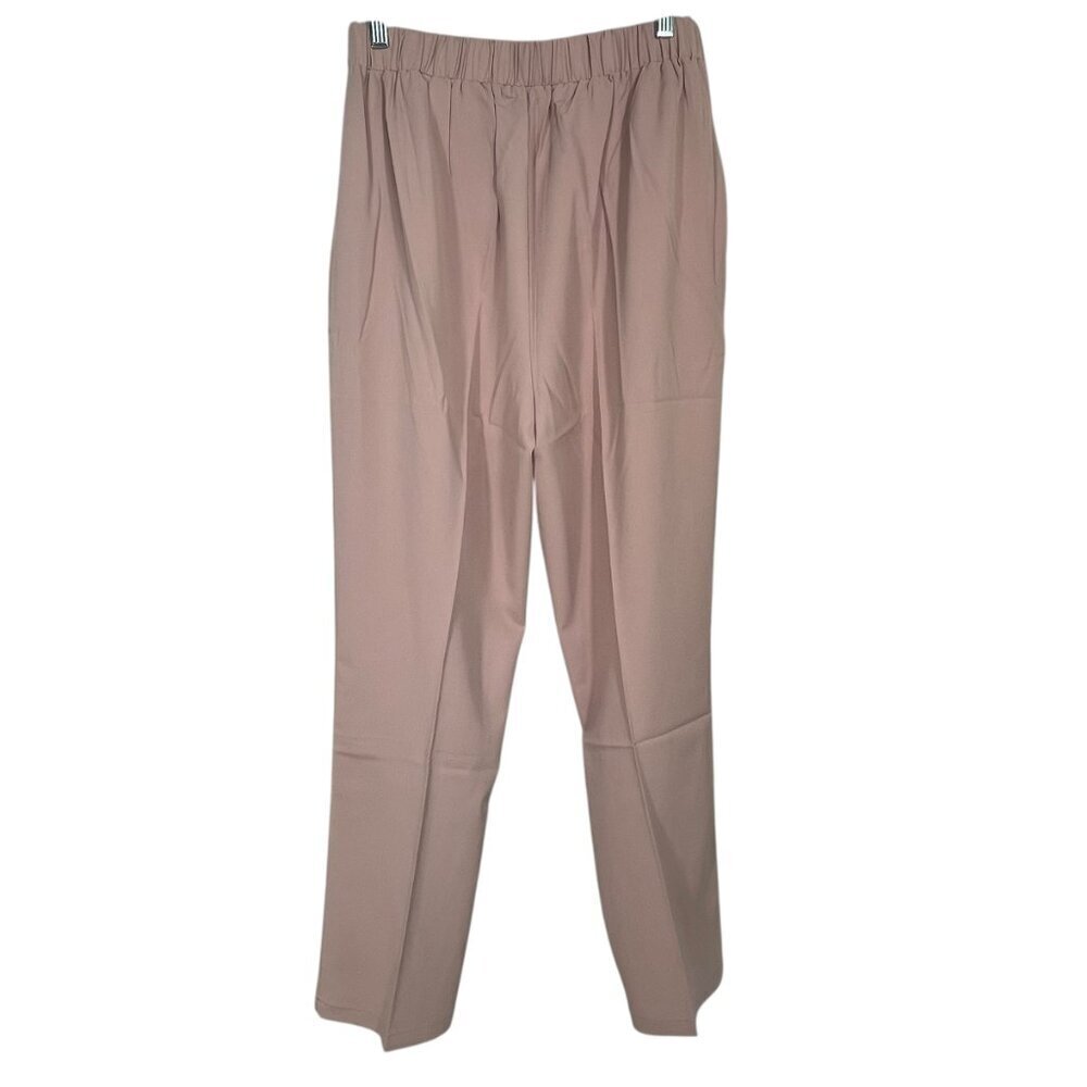 Area Stars Everly High Waist Blush Pink Stretch Trousers NWT Size Large - Picture 3 of 15